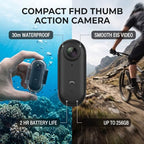 ASHATA Action Camera with Waterproof Dive Housing