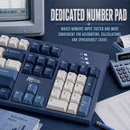 RK ROYAL KLUDGE R104 Full-Size Gasket-Mount Mechanical Keyboard