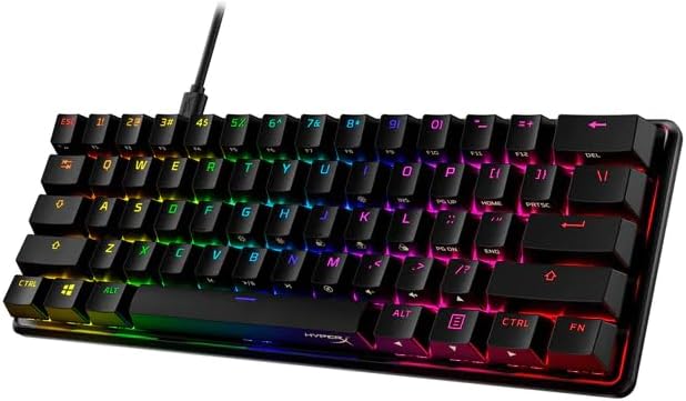 HyperX 56R61AA#ABA Alloy Origins 60% Aqua Switch Keyboard