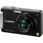 Panasonic FX580 Black: Lumix 12MP Camera 5x Optical Zoom