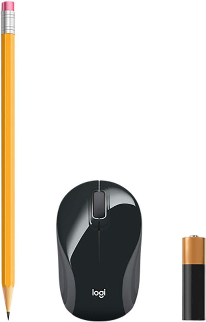Logitech 910-002726 Wireless Mini Mouse M187 - Black