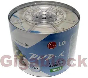 LG 50 Pack 16X DVD-R Spindle Recordable Media