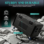 SUPVOX Rolling Road Case with 360° Wheels and Waterproof Trunk