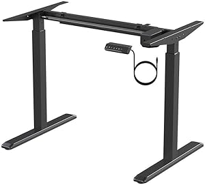 Monoprice 131290 Sit-Stand Riser Desk Frame Electric — main product image