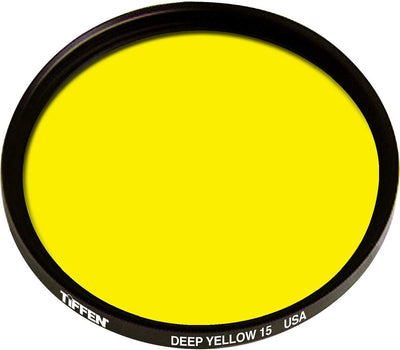Tiffen 46DY15 46mm Deep Yellow Contrast Filter