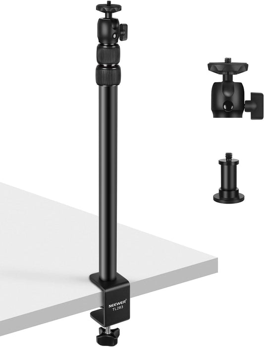 Neewer 10101878 Extendable Camera Desk Mount with Ball Head