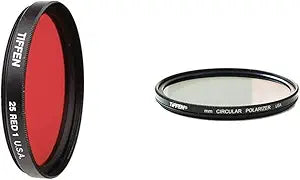 Tiffen 52mm Red Filter & Circular Polarizer Kit