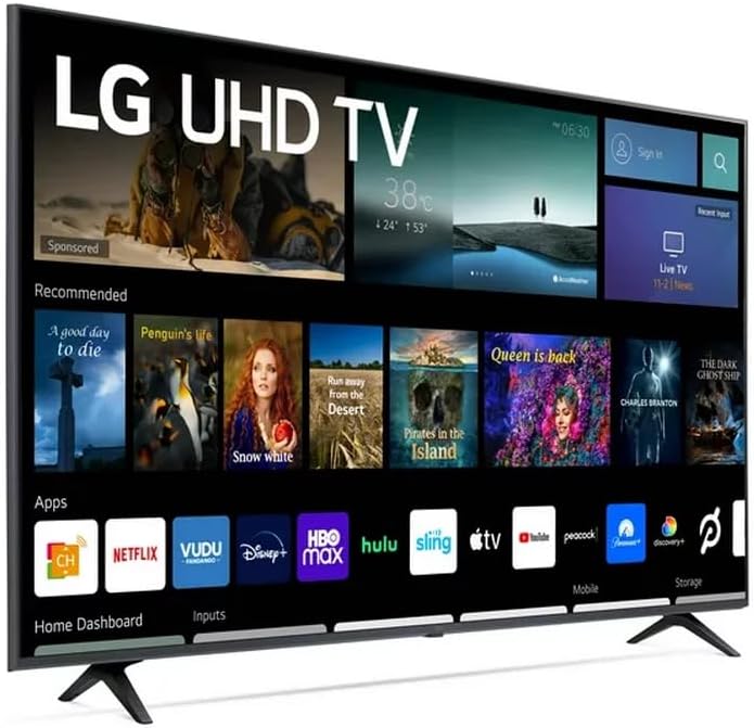 LG 2018 50UQ7070Z 50-Inch 4K UHD Smart LED TV Renewed
