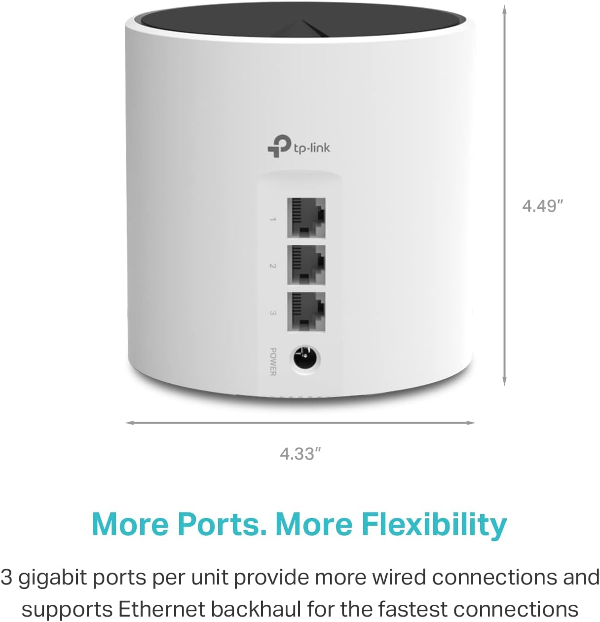 TP-Link Deco X55(2-pack) AX3000 WiFi 6 Mesh System - 4500 sq ft