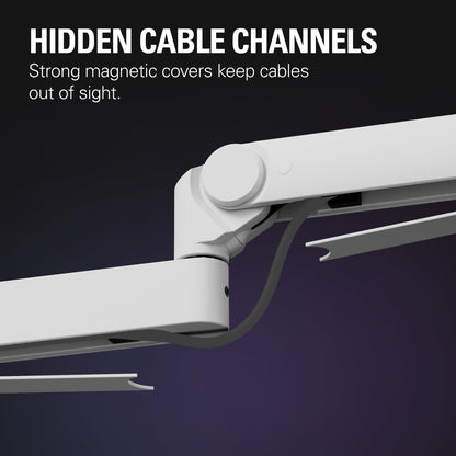 Elgato 20AAT9911 Wave Mic Arm Pro White Low Profile