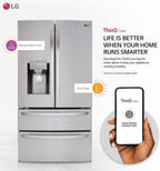 LG LMXS28626S Smart French Door Refrigerator - 28 cu. ft., Wi-Fi