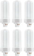 GE Cool White 26W CFL GX24q-3 Plug-in Bulb 6-Pack