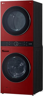 LG WKEX200HRA WashTower Washer Dryer TurboWash Red