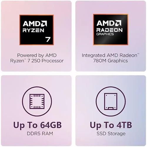 Lenovo IdeaCentre Slim Tower Desktop with Ryzen 7 250 — main product image