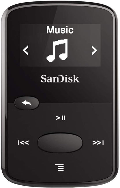 SanDisk SDMX26-008G-G46K 8GB Clip Jam MP3 Player (Black, Renewed)