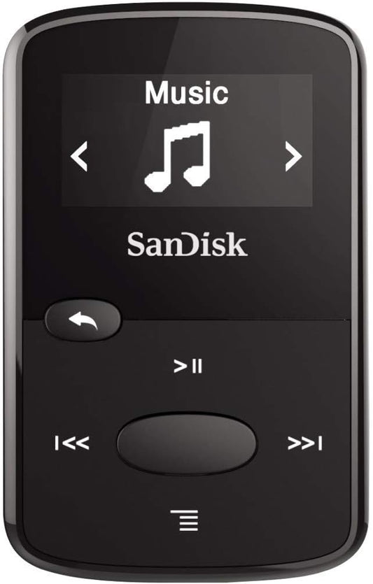 SanDisk SDMX26-008G-G46K 8GB Clip Jam MP3 Player (Black, Renewed)