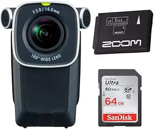 Zoom Q4n Handy Video Recorder Bundle with SD Card & Battery