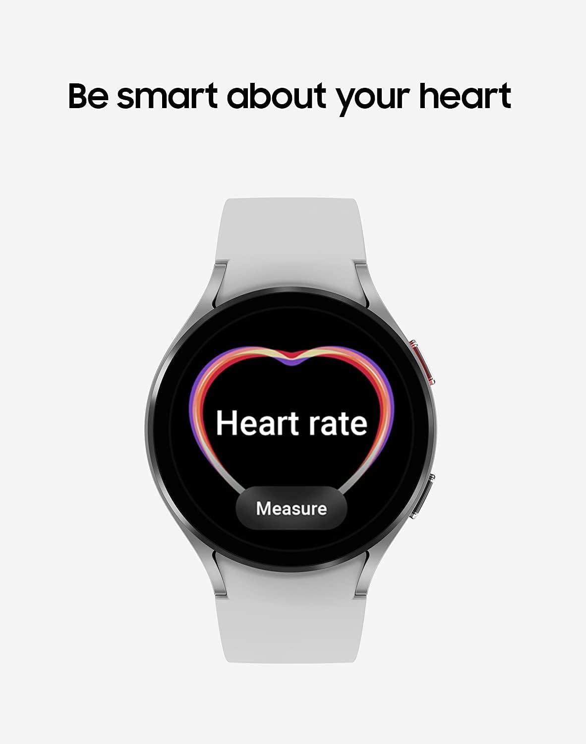 Samsung 656942408147 Galaxy Watch 4 44mm Silver - Renewed