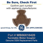 GE WB06X10420 Microwave Turntable Motor Coupler OEM