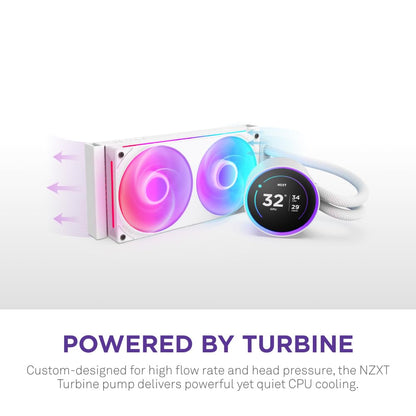 NZXT RL-KR24E-W2 Kraken Elite 240 RGB 240mm AIO CPU Cooler (2024)