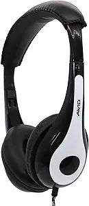 Avid 1EDU-AE35WH-TNOMIC Personal Lightweight Stereo Classroom Headphones