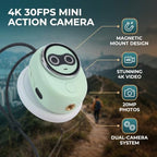 Dpofirs 4K Magnetic Action Camera with Touchscreen