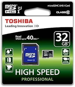 Toshiba SD-C032UHS1(6A 32GB Class 10 MicroSDHC Card