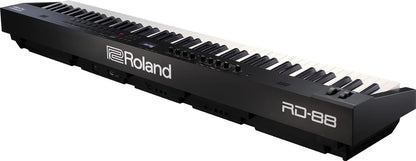 Roland AUS-RD-88-COMBO-DLX RD-88 Stage Piano Bundle - Black