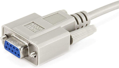 Monoprice 100483 6ft DB9F/DB25F Null Modem Cable