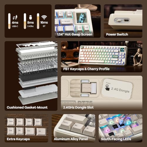 EPOMAKER RT75 Wireless Hot-Swap Mechanical Keyboard — main product image