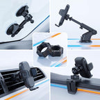 ZAHESIDS Car Phone Mount Tightening Nuts for 17mm Ball Adapters