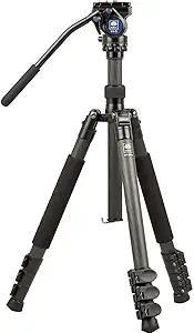 Sirui ET-2204 + VA-5 Carbon Fiber Travel Video Tripod — main product image