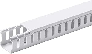 Monoprice 140367 Open Slot Wiring Raceway Duct 2-Pack