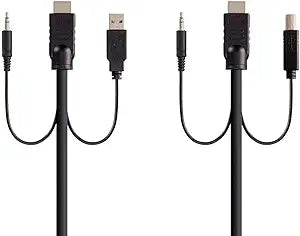 Monoprice 136646 HDMI USB KVM Cable 1.5ft — main product image