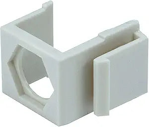 Monoprice 106560 Ivory Blank Keystone Insert — main product image