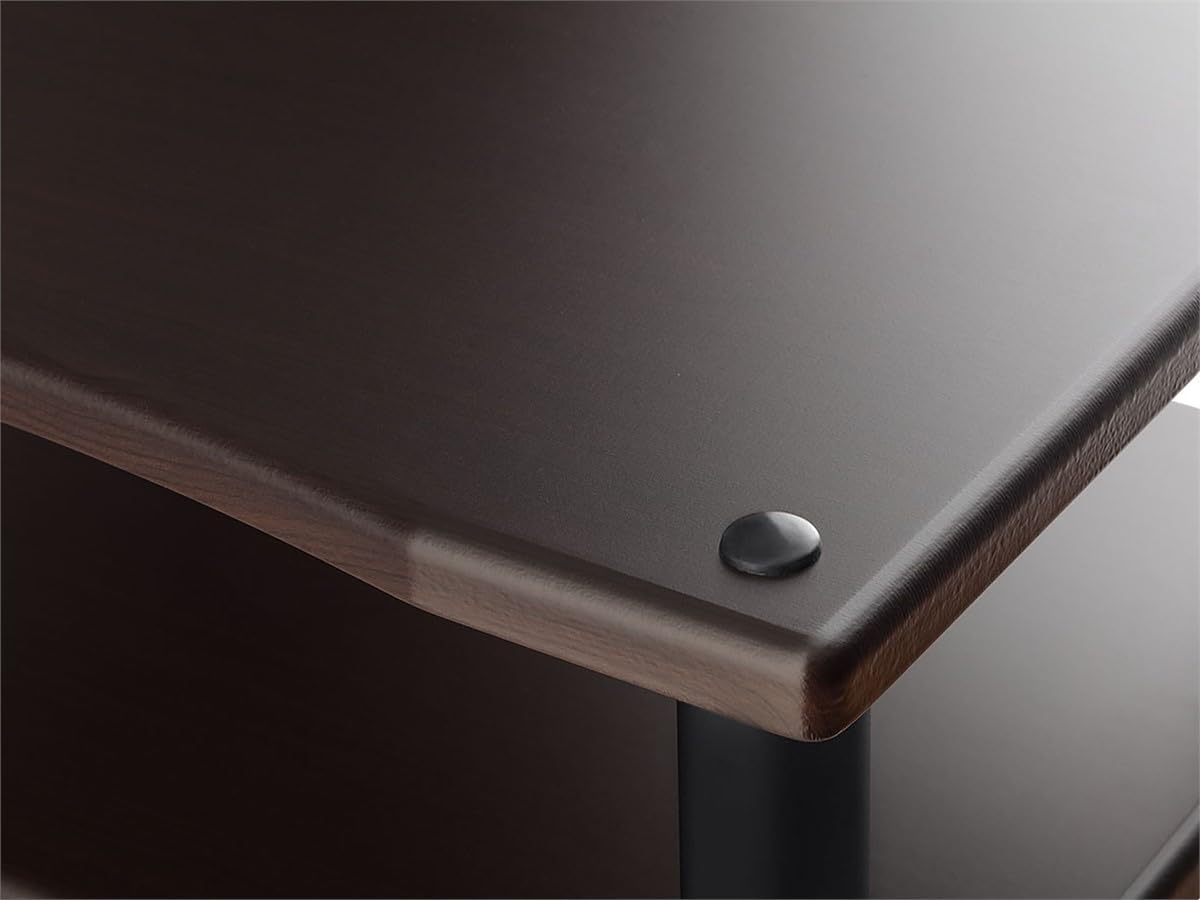 Monoprice 139167 Monolith 4 Tier Audio Stand XL Espresso