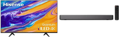 Hisense ULED 4K 55U6G TV & HS214 Sound Bar Bundle - Quantum Dot