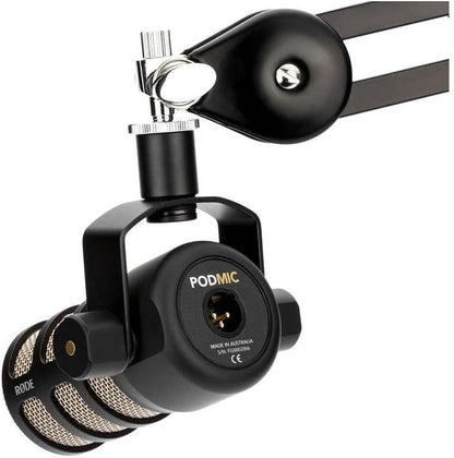 Rode 2X PodMic Bundle - Podcasting Microphones & Broadcast Arms