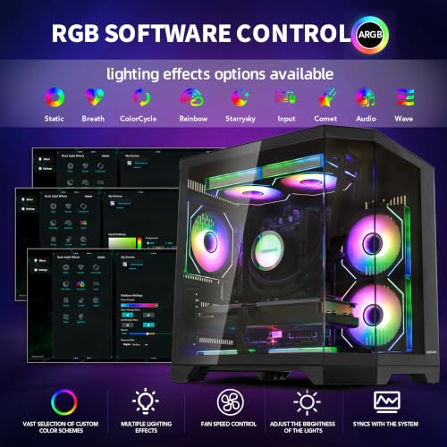 HOENGAGER AI Gaming PC with Ryzen 7 7800X3D and RTX 5060 — main product image