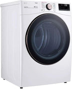 LG DLGX4001W 7.4 Cu. Ft. Smart Gas Dryer TurboSteam