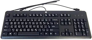 HP 672647-AB3 USB Taiwanese Black Keyboard — main product image