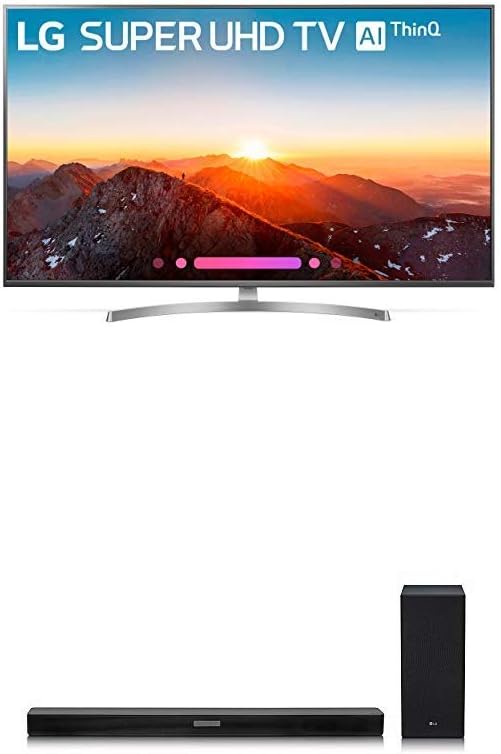 LG 65SK8000PUA 65-Inch 4K Smart TV Soundbar Bundle