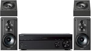 Sony STRDH190 Stereo Receiver with Dolby Atmos Speakers Bundle