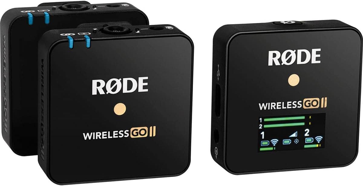 Rode Wireless GO II Dual Channel Microphone System + Lavalier