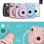Fujifilm Instax Mini 11 Sky Blue Instant Camera Bundle