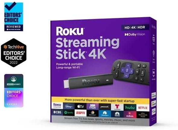 Roku Streaming Stick 4K HDR Dolby Vision Player