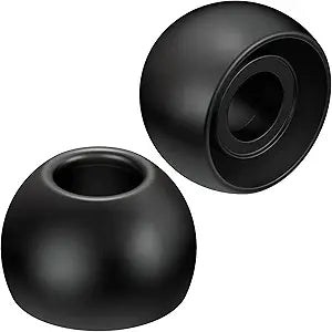 JVC EPFX2 Replacement Silicone Earbuds Earpieces (Medium Black)