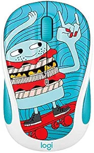 Logitech 910-005028 M317c Wireless Mouse - Skate Burger Edition
