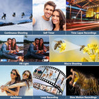 Tymzur 4K Vlogging Camera with Flip Screen and WiFi
