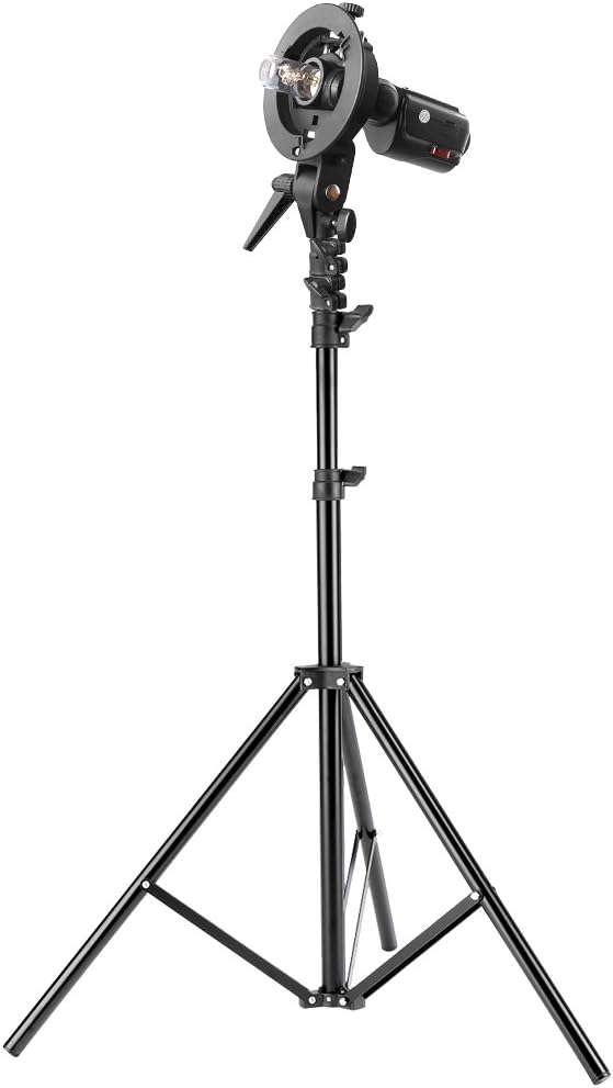 Neewer 90089494 S-Type Bracket & 75" Light Stand Kit